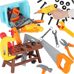 Kids' Tool Set with Workbench, 48 Pieces