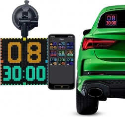 Smart 32×32 RGB LED display for car rear window with app control