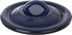 Enamelled blue lid 12 cm