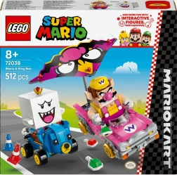 LEGO Super Mario Mario Kart – Wario & King Boo Racing Set