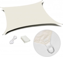 Telo ombreggiante quadrato impermeabile 3×3 m MultiGarden – Beige