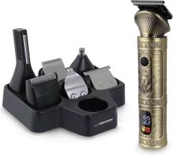 Tagliacapelli e rasoio senza fili 7-in-1 ESPERANZA ADONIS con display LCD