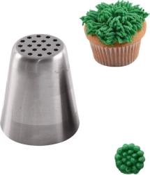 Ruska slastičarska nastavka od nehrđajućeg čelika – trava/kosa