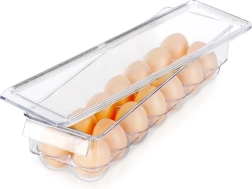 Organizer per uova con coperchio per 14 pezzi