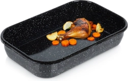 Emailierte rechteckige Auflaufform 3,4 l, 34 × 22 × 6,5 cm ORION