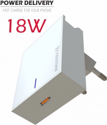 Swissten 18W USB-C töltő Power Delivery