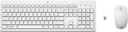 HP 230 Wireless Keyboard and Mouse, White