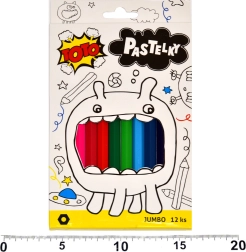 Pastelke Jumbo šesterokutne 12 kom