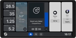 Shelly wanddisplay met Wi‑Fi en Bluetooth