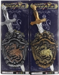 Dětský plastový meč se štítem