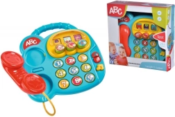 Children's interactive phone with handset