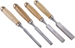 Chisel Set with Beech Handles - 4 pcs