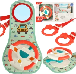 Interactive Children's Car Steering Wheel with LED and Sounds