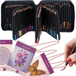 MAALEO Artist Colored Pencil Set, 120 Colors with Sketchbook, Instruction Booklet and Case