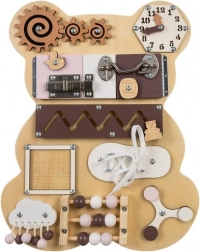 Wooden Sensory Board Bear Kruzzel