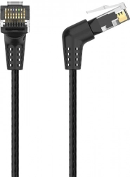Vention UTP Cat6 RJ45 Network Cable with 90° Rotating Connector, 5 m, Black