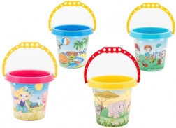 Technok kids' bucket with animals 14 cm