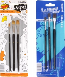 Set ravnih kistova 3 kom