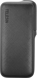 Telesin power bank e caricatore per batterie GOPRO HERO 12/11/10/9/8/7/6/5, 10000 mAh