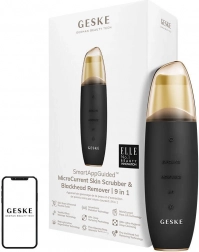 Čistič pleti a odstraňovač černých teček 9v1 Geske s aplikací (šedá)