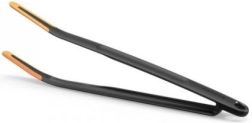 Kitchen tongs 29 cm silicone black/orange