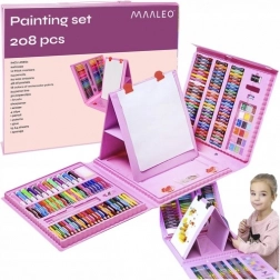 Painting Set 208 Pieces in Suitcase