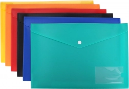 Cartella portadocumenti con etichetta