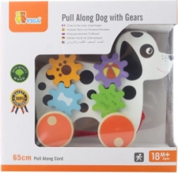 Pull-Along Dog with Gears Viga