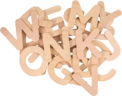 alfabeto in legno – lettere maiuscole BIGJIGS TOYS