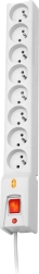 Protezione contro le sovratensioni Lestar LX 810 con 8 prese e cavo da 5m - grigio