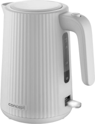 plastic electric kettle 1.7 l white