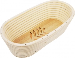 Rattan proofing basket for bread 1.5 kg, 32 × 15 × 9 cm