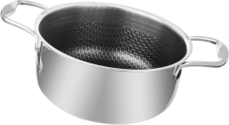 Stainless Steel Pot COOKCELL 20 cm, 2.75 l with Nonstick Surface