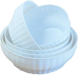 Set of 5 mixing bowls, assorted colors (18–26 cm)