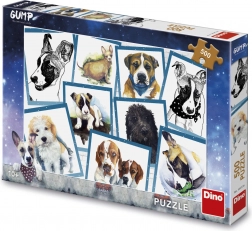 Puzzle Dog Gump and Friends 500 Pieces