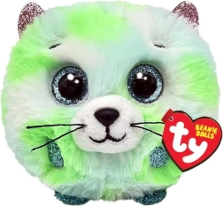 TY Beanie Balls Plush Toy – Green Cat