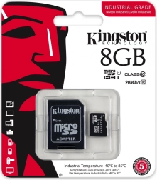 Industrial microSD Card 8 GB UHS‑I Class 10 KINGSTON