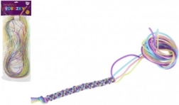 Gekleurde vlechtkoorden 100 cm – set van 35 stuks