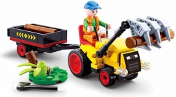 Trattore Sluban Town Farma con rimorchio