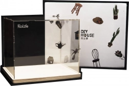 Copertura in plexiglass per modelli di casette in miniatura