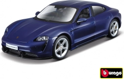 Modello auto Porsche Taycan Turbo S 2019 in scala 1:24