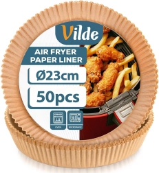 Vilde Air Fryer Paper Liners 23 cm, 50 pcs
