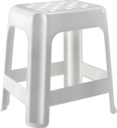 Sgabello alto in plastica per bagno HEIDRUN