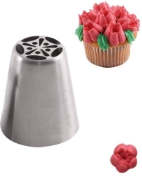 Russian pastry tip tulip made of stainless steel
