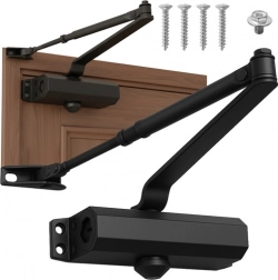 Black door closer 40–65 kg RUHHY