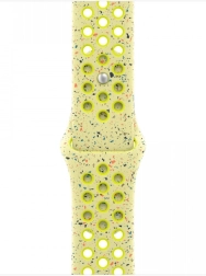 Športový remienok NIKE pre puzdro 42 mm, žiarivo žltozelený, veľkosť M/L