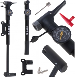 Portable Bicycle Pump with Gauge