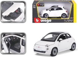 Bburago Fiat 500 modello auto 1:24 bianca