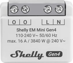 Shelly EM Mini Gen4 Energy Meter with Wi‑Fi and Matter