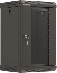 Nástěnná rack skříň 10" 9U 300 × 300 mm černá